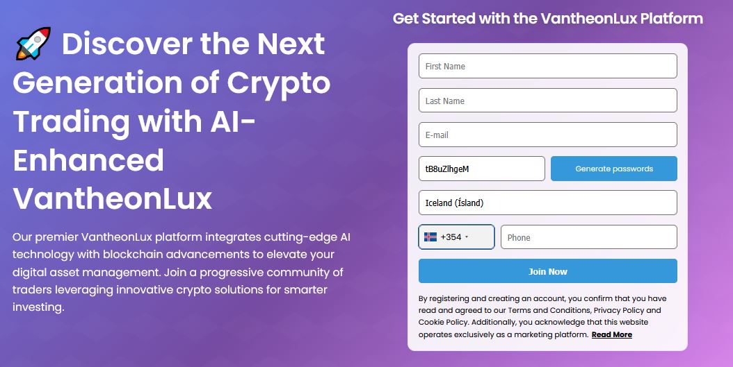Vantheon Lux Platform