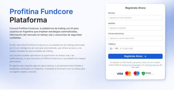 Profitina Fundcore Opiniones – ¿Estafa o legítimo? Verificación de hechos