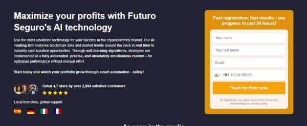 Futuro Seguro Review – It is a Scam Or Legit Trading Tool?