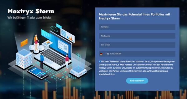 Hextryx Storm Erfahrungen – Betrug oder Seriöse Krypto-Handelsplattform?