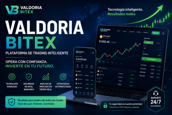 Valdoria Bitex Opiniones -¿Estafa o plataforma de trading de criptomonedas fiable?