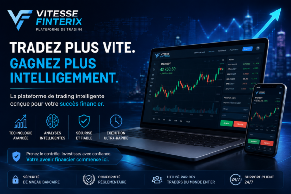 Vitesse Finterix Avis: La Plateforme de Trading Alliant Intelligence Artificielle et Expertise Humaine?